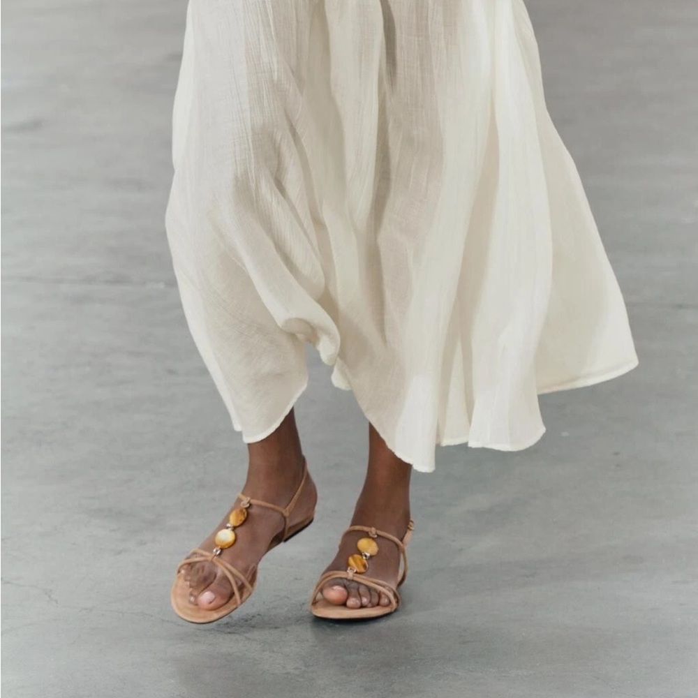 zara suede sandals